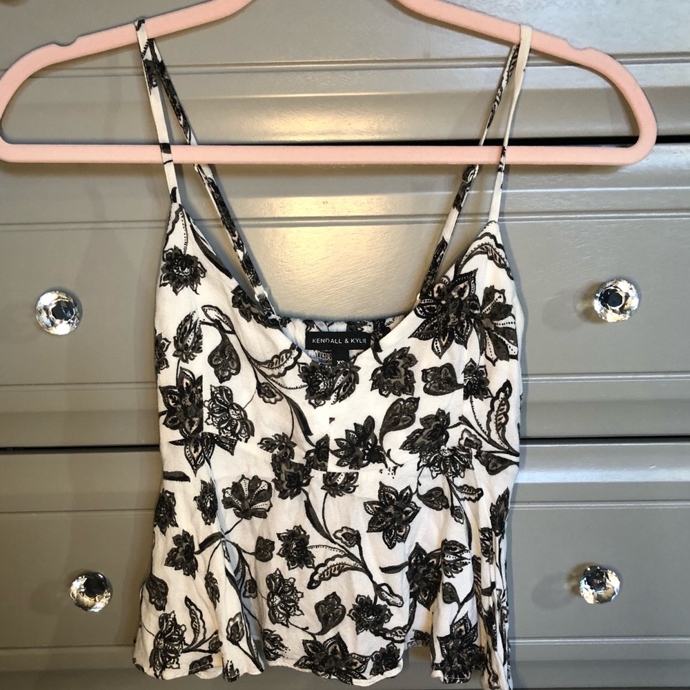 Kendall and Kylie Floral Tank